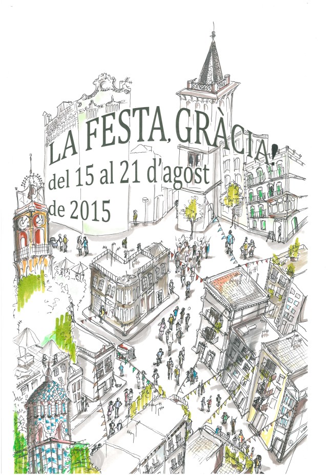 La festa Black ink and markers.